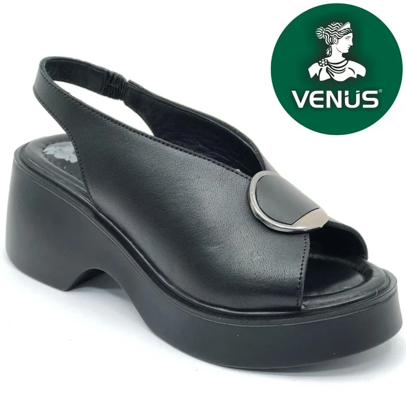 Venüs Hakiki Deri Comfort Ortopedik Kadın Sandalet ürün görseli 1
