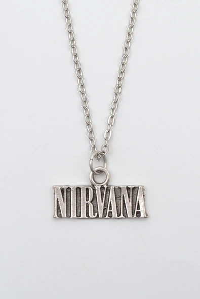 Nirvana Gümüş Kaplama Düz Zincir Kolye ürün görseli 1
