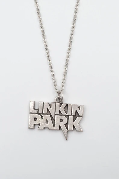 Linkin Park Gümüş Kaplama Düz Zincir Kolye ürün görseli 1