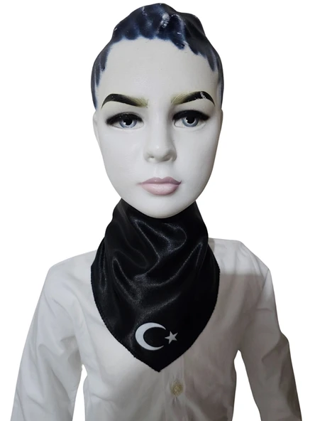 Ay Yıldızlı Fular - Resim 6