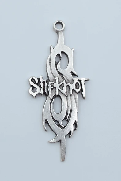 Slipknot Gümüş Kaplama Kolye Ucu ürün görseli 1