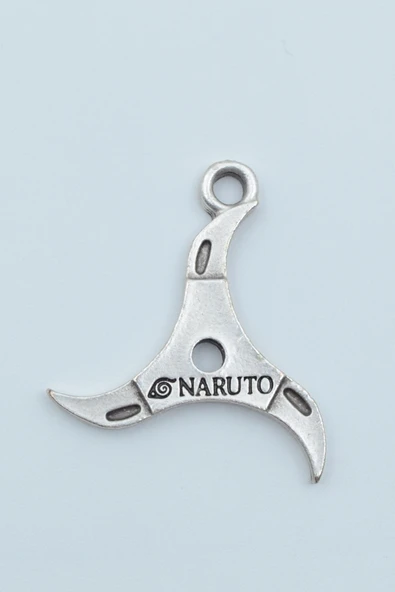 Anime Naruto Hokage Gümüş Kaplama Kolye Ucu ürün görseli 1