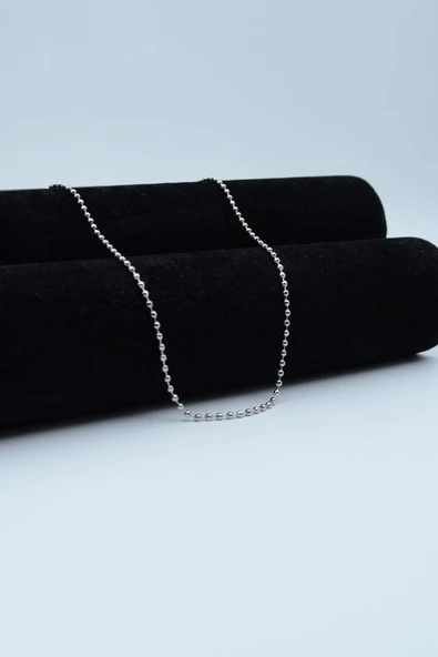 Top Kolye Zinciri - Silver Renk - Resim 2