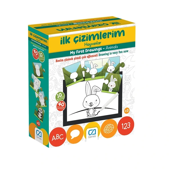 Nessiworld Games İlk Çizimlerim Hayvanlar 40 Parça 5205 ürün görseli 1
