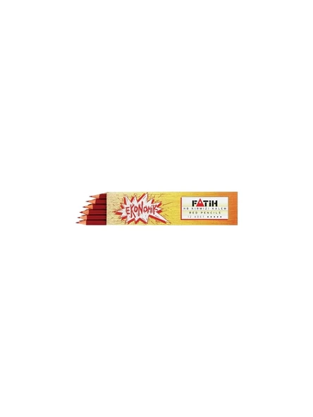 Fatih Kırmızı Kopya Kalemi 12'li 1 düzine ürün görseli 1