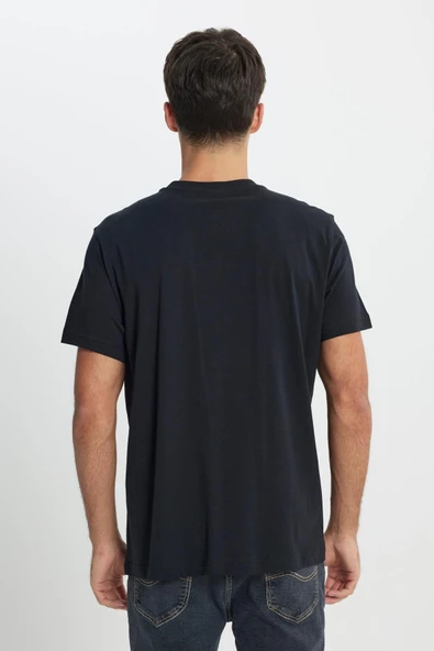 T-shirt Siyah Siyah L - Resim 3
