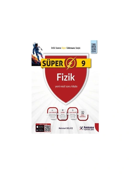 Armada Yayınları 9. Sınıf Süper Fizik Yeni Nesil Soru Kitabı ürün görseli 1