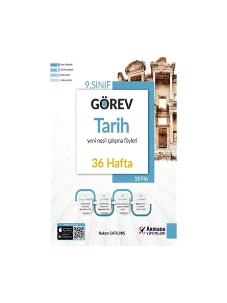 Armada Yayınları 9. Sınıf Görev Tarih Çalışma Föyleri ürün görseli 1