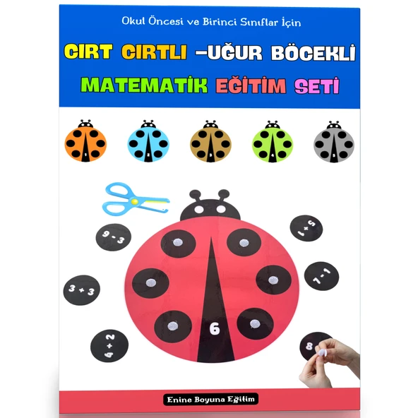 Cırt Cırtlı  Uğur Böcekli Matematik Eğitim Seti ürün görseli 1