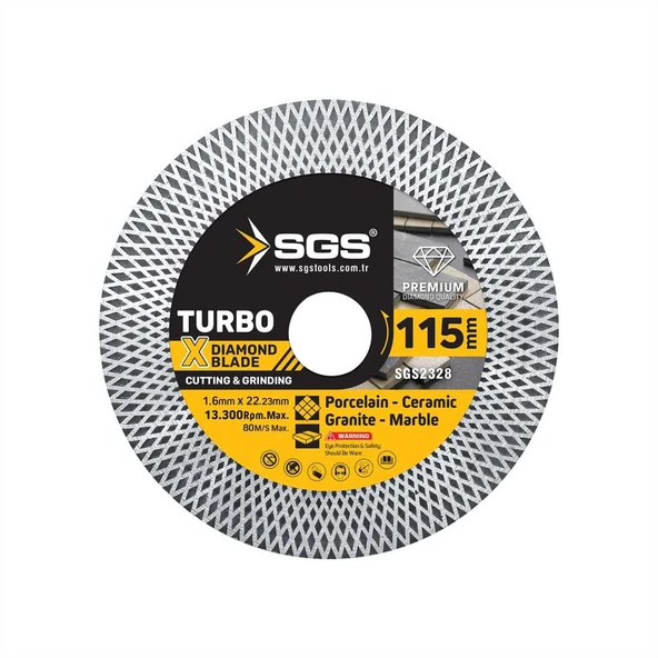 Sgs 2328 Seramik Hassas Fayans Kesici İnce 115X1,6X22 ürün görseli 1
