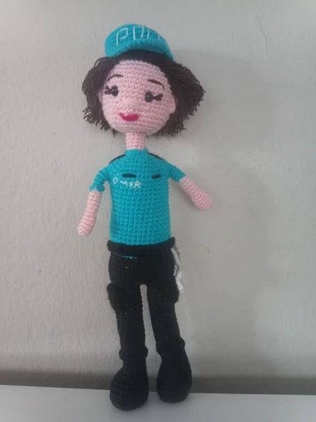 POLİS BEBEK amigurumi - Resim 2