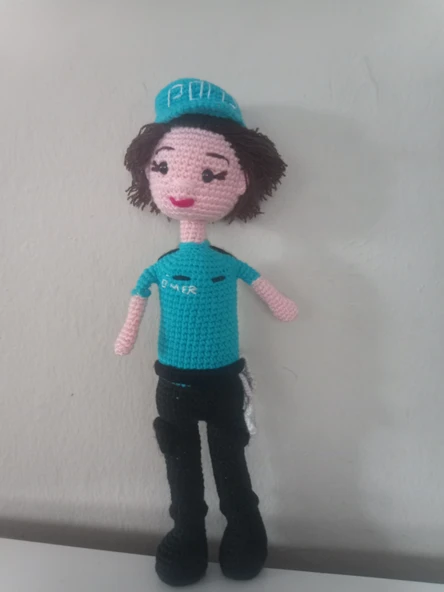 POLİS BEBEK amigurumi - Resim 3