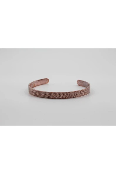 Kalem İşi Bakır Bileklik (6 mm) - %100 Saf Bakır ürün görseli 1