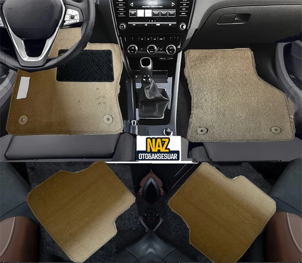 FORD Mustang 1964-1972 Bej Halı Bej Kenar Petek Topuk ürün görseli 1