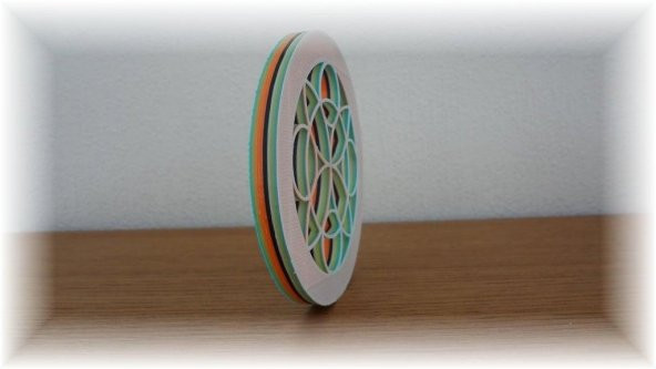 3D Renkli Çiçek Mandala Plastik Aparat - Resim 10