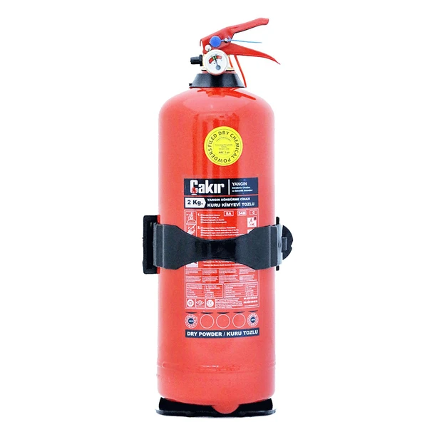 ÇAKIR 2 KG Yangın Söndürme Tüpü - Kuru Kimyevi Tozlu ABC ürün görseli 1