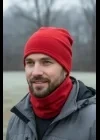 Yeni Sezon Unisex Sonbahar ve Kış için Polar Boyunluk Kırmızı ürün görseli 1