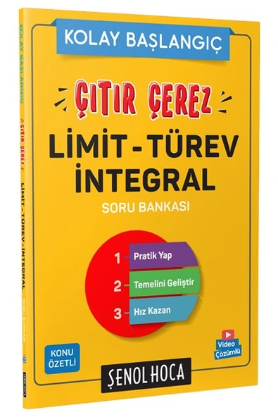 Çıtır Çerez Limit Türev İntegral - Şenol Hoca ürün görseli 1