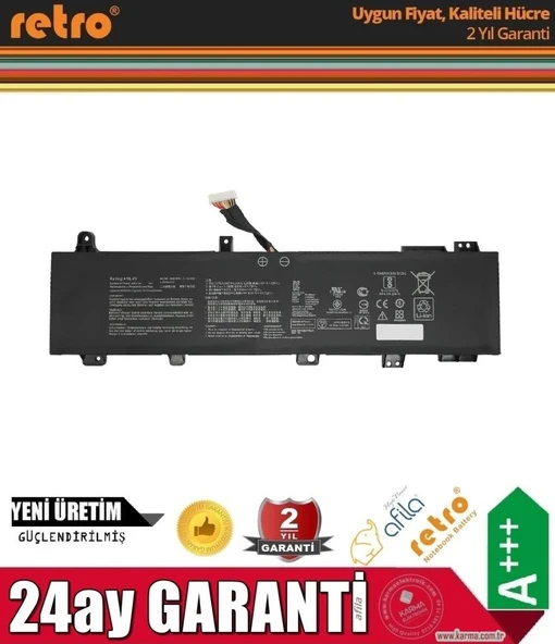 Asus Tuf Gaming F15 FX506LH-HN004A19 Notebook Bataryası, Laptop Pili / Ver.2 ürün görseli 1