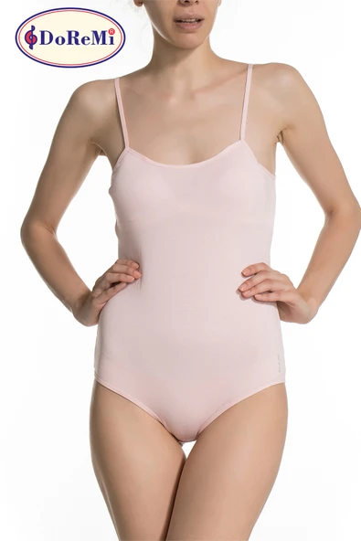 DoReMi İnce Askılı Kaplı Body - Resim 5