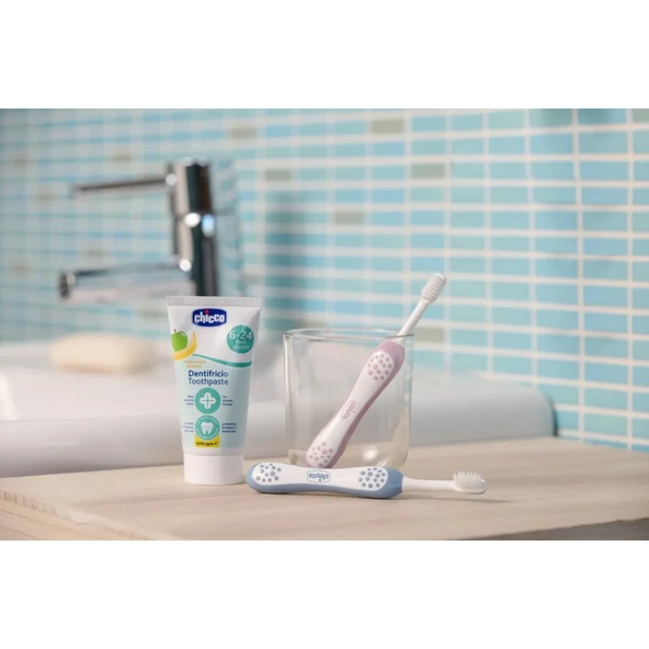 Chicco Diş Fırçası 6-36 Ay Pembe - Resim 3