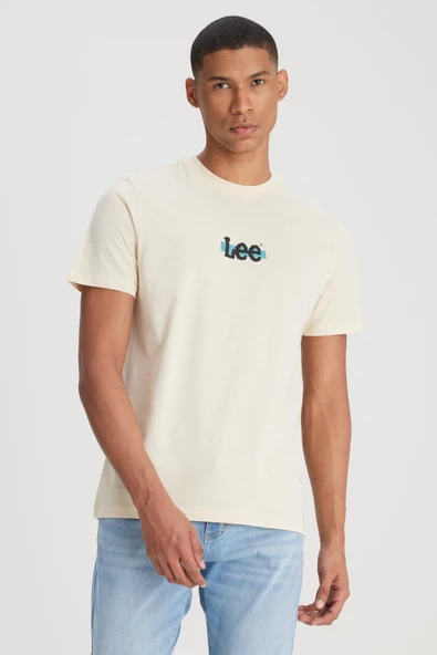Loose Fit T-shirt Beige Beige XS ürün görseli 1