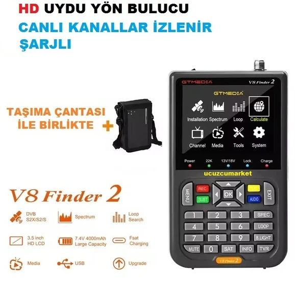 GTMEDİA V8 FİNDER2 HD UYDU YÖN BULUCU ürün görseli 1