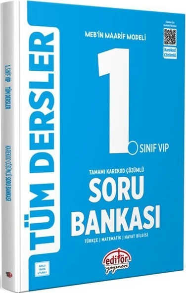 1. Sınıf VİP Tüm Dersler Soru Bankası Editör Yayınları ürün görseli 1
