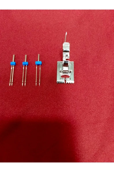 ÇORUM TERZİ LEVAZIMAT  Çift iğne ve nevrül ayağı ( 2mm 3mm 4mm) ürün görseli 1