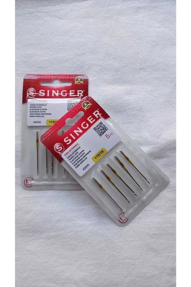 SİNGER  Sınger 2 Paket 18 Numara Dikiş Makinası Iğnesi (Kot) ürün görseli 1