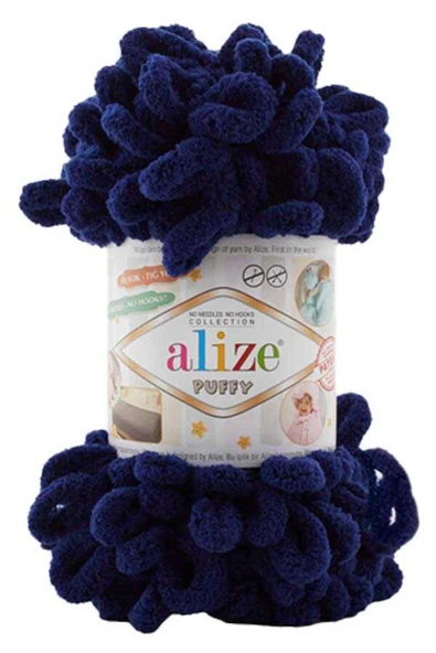 Alize  ALİZE PUFFY 100 GR TEKLİ 58 LACİVERT ürün görseli 1