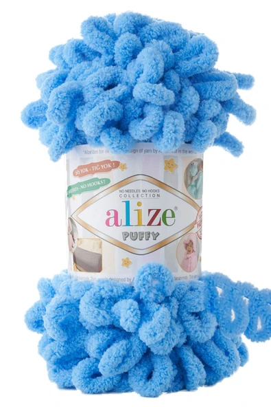 Alize  ALİZE PUFFY 100 GR TEKLİ 289 KOYU MAVİ ürün görseli 1