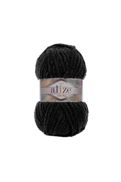Alize  5 Adet Alize Softy Plus 60 Siyah ürün görseli 1