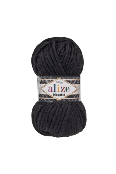 Alize  5 Adet Alize Superlana Megafil 60 Siyah ürün görseli 1