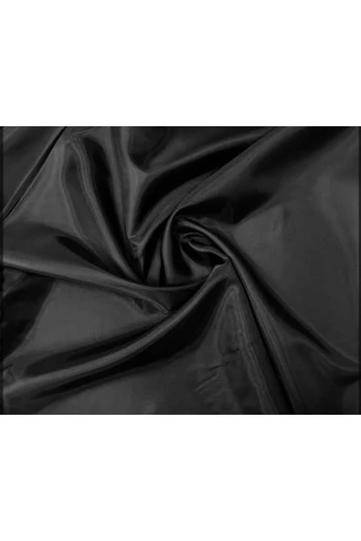 ÇORUM TERZİ LEVAZIMAT  Siyah Polyester astar en 150cm boy uzunluğu 100 cm ürün görseli 1