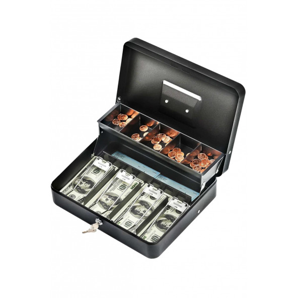 Mühlen Cash Box Cb300 Fonksiyonel Taşınabilir Anahtarlı Para Çekmecesi/Kutusu Otomatik Para Rafları ürün görseli 1