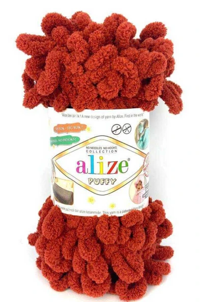 Alize  ALİZE PUFFY 100 GR TEKLİ 597 TARÇIN ürün görseli 1