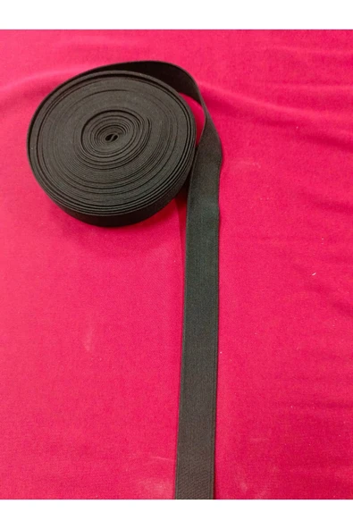ÇORUM TERZİ LEVAZIMAT  Siyah lastik  (en 2 cm  boy25 mt) ürün görseli 1