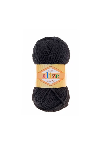 Alize  5 Adet Alize Softy 60 Siyah ürün görseli 1