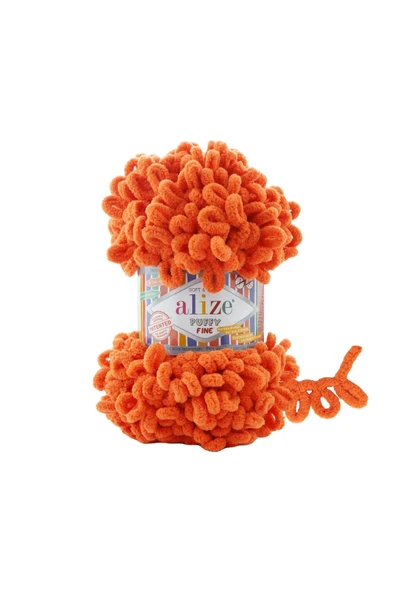 Alize  5 Adet Alize Puffy Fine 6 Portakal ürün görseli 1