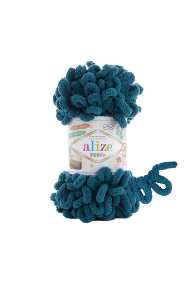 Alize  5 Adet Alize Puffy 646 Minkanos Mavi ürün görseli 1