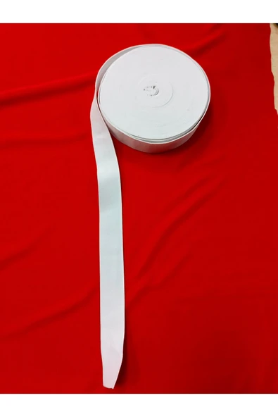 ÇORUM TERZİ LEVAZIMAT  Lastik beyaz 3cm 25 mt uzunluğunda ürün görseli 1