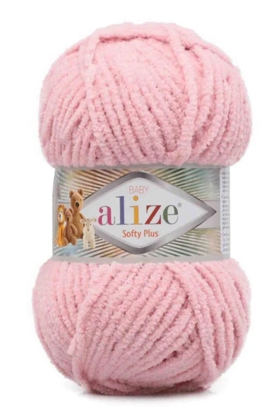 Alize  . Alize Softy Plus El Örgü İpi Pudra 161 ürün görseli 1