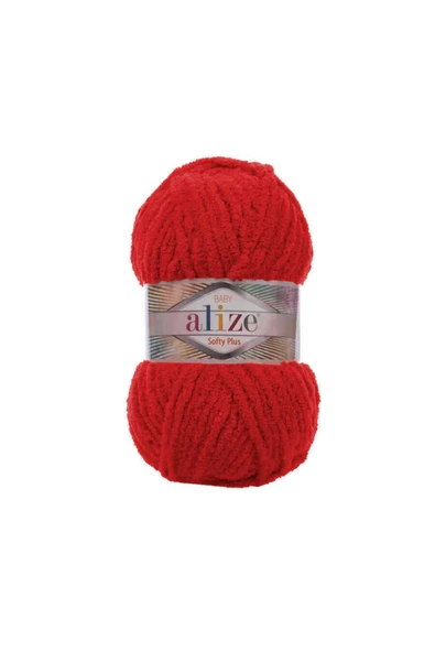 Alize  ALİZE SOFTY PLUS 56 KIRMIZI ürün görseli 1