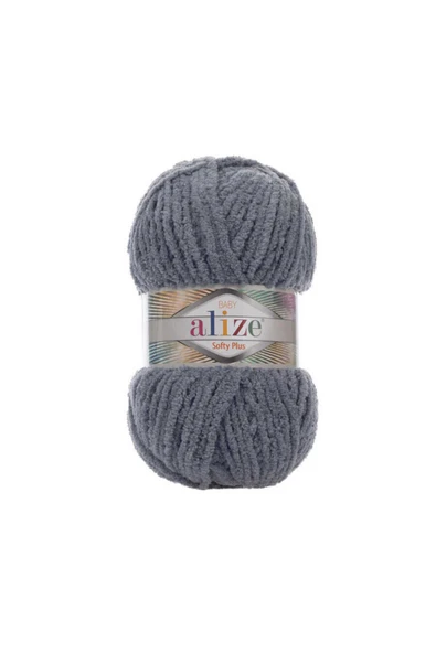Alize  5 Adet Alize Softy Plus 87 Orta Gri ürün görseli 1