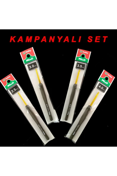 Tulip  KAMPANYALI - 2.5-3.0-3.5-4.0 mm Tulip Mind Örgü Tığları ürün görseli 1