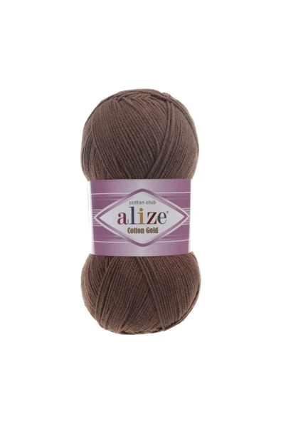 CLK  Cotton Gold Alize 5 Li Yumak Cotton Gold 493 Kahve ( 5 Adet Yumak ) ürün görseli 1