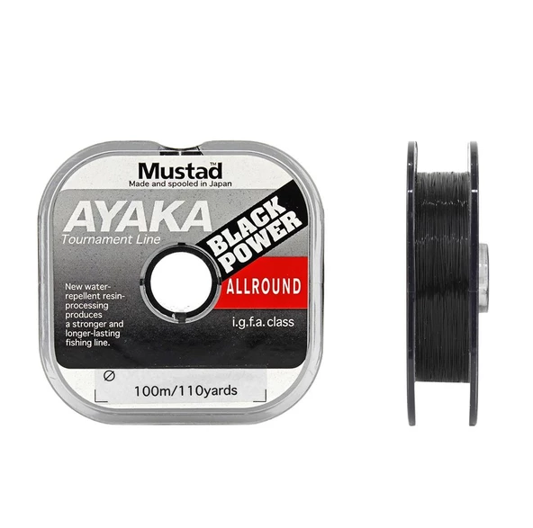 Mustad Ayaka Black Power Allround 0,28mm 100mt ürün görseli 1