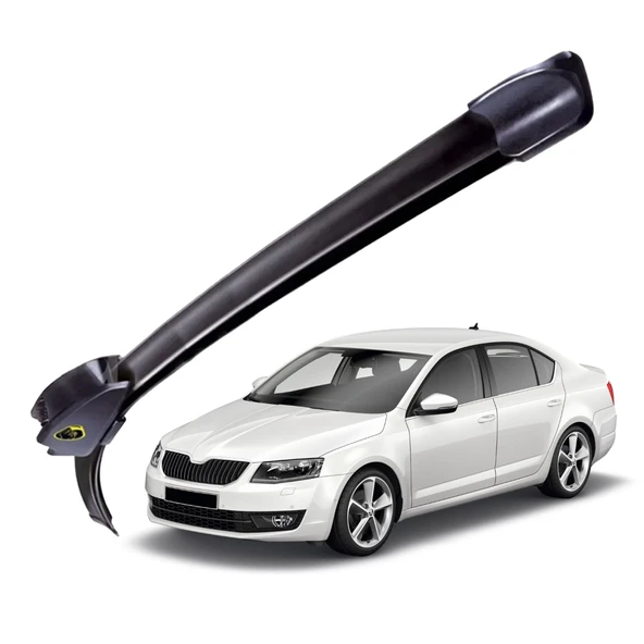 Mega Oto Market RBW Otomobil Sileceği Muz Silecek Takımı 24/19 inch 60/48 cm Audi A3 - Skoda Octavia 2 - Volkswagen Caddy 3 - Jetta 3 ile uyumlu ürün görseli 1