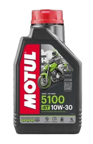 MOTUL 5100 10W-30 4T 1 LT MOTOSİKLET YAĞI ürün görseli 1